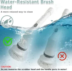Förlängningsbar Elektrisk Rengöringsborste 6-i-1