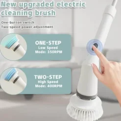 Förlängningsbar Elektrisk Rengöringsborste 6-i-1