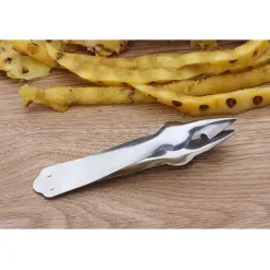 Fruktskalkniv Spetsad grönsakskniv i rostfritt stål Köksmaterial för hushållsögonborttagningsklämma