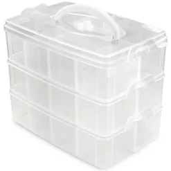 Förvaringsbox - Stapelbar Låda - Höjd: 18,5 cm