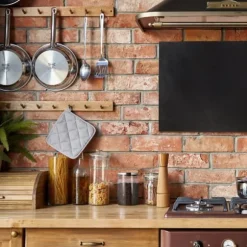 Förvaringsburkar, 3 delar, 14x12 cm, Transparent