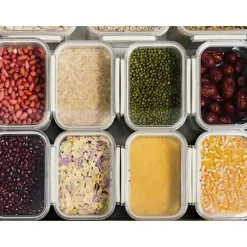 Förvaringsburkar 7-set - Täta köksburkar för pasta och torrvaror