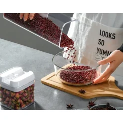 Förvaringsburkar 5-set - Täta burkar för pasta och torrvaror