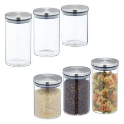 Förvaringsburkset, 13x10 cm, Transparent