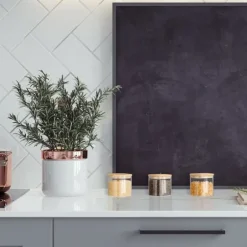 Förvaringsburkset, 10,5x10x10 cm, Transparent