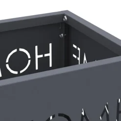 Förvaringskrok & Ställ Antracit 15,5 x 15,5 x 49 cm Metall