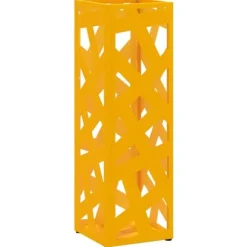 Förvaringskrok & Ställ Senapsgul 15.5 x 15.5 x 49 cm Metall