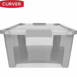 Förvaringslåda Curver Grå Plast 26 L 55 x 19 x 35 cm (7 antal)