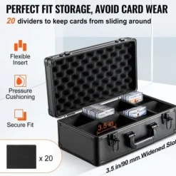 Förvaringslåda för graderade kort, 4 fack, 42.5x25.5x16.5 cm, Förvaring