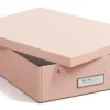 Förvaringslåda Kleo A4 Dusty Pink Bigso Box of Sweden
