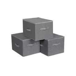 Förvaringslåda, 40x30x25 cm, Grå