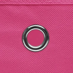 Förvaringslådor - Living Förvaringslådor med lock 4 st rosa 32x32x32 cm tyg