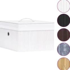Förvaringslådor - Living Förvaringslådor bambu 4 st vit