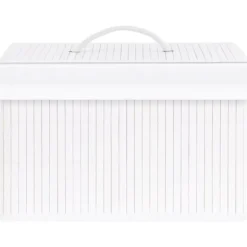 Förvaringslådor - Living Förvaringslådor bambu 4 st vit