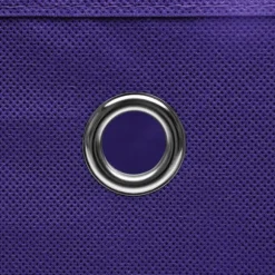 Förvaringslådor 4 st lila 32x32x32 cm tyg - Förvaringslåda - Förvaringslådor - Home & Living