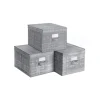 Förvaringslådor med lock, 30 x 40 x 25 cm