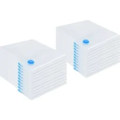 Förvaringspåsar 20 pcs Transparent och Blå 100 x 80 cm