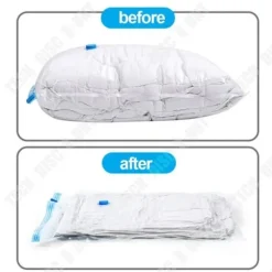 Förvaringspåsar - TD® - 10 vakuumkompression påsar - 60x80 cm - Transparent - För täcke