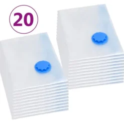 Förvaringspåsar för hemmet - Living Vakuumpåsar till kläder 120x70 cm 20 st