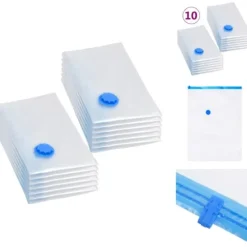 Förvaringspåsar för hemmet - Living Vakuumpåsar till kläder 80x60 cm 10 st