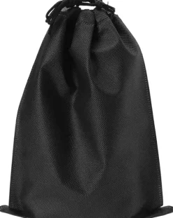 Förvaringspåsar med dragsko 5-pack 15×20 cm Svart