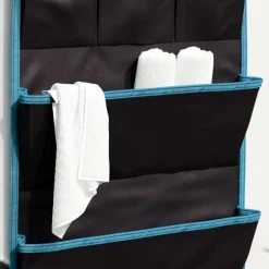 Förvaringspåse med lagring Grå 66 x 40 cm oxford