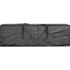 Förvaringsväska för julgran svart 135x40x55 cm polyeten
