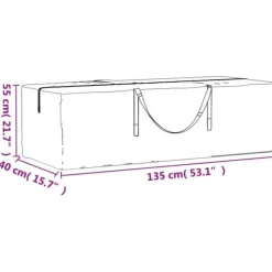 Förvaringsväska för julgran 2-pack - Skydda din julgran | Färg: Svart | Material: Polyeten