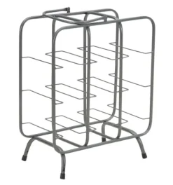 FURNLUX FLASKHÅLLARE FYRKANTIG GRÅ 40CM