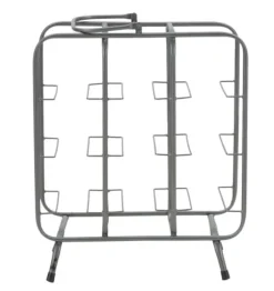 FURNLUX FLASKHÅLLARE FYRKANTIG GRÅ 40CM