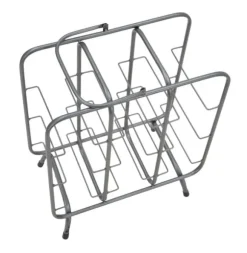 FURNLUX FLASKHÅLLARE FYRKANTIG GRÅ 40CM