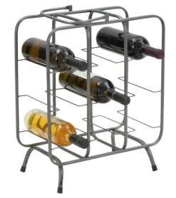 FURNLUX FLASKHÅLLARE FYRKANTIG GRÅ 40CM