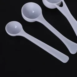 1g mätskedar mycket noggrann mjölkpulversked rundbottnad minisked för resor