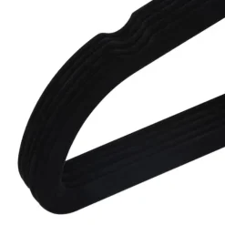 Galgar med sammet 20-pack – tunna, halkfria klädhängare med 360° roterbar krok