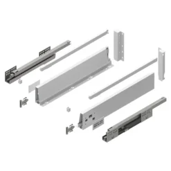 GAMET BOX2 låda, fyrkantig skena, medium, vit, 300 mm