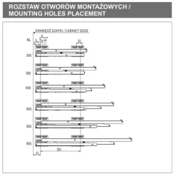 GAMET BOX2 lådor, mellanstor, vit, 500 mm