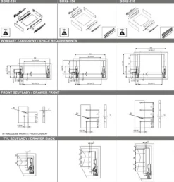 GAMET BOX2 lådor, mellanstor, vit, 500 mm