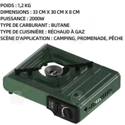 Gasolugnar - INN - 2000W - Bärbar - Kompakt - Säker