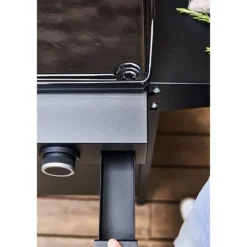 Gasplatta - Forge Adour - ORIGIN 60 - Svart stål - 2 brännare - 10 års garanti