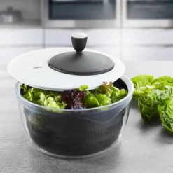 GEFU Rotare salladsslunga Svart, Vit Vev/handtag