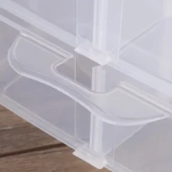 Genomskinlig Plast Smyckenspärla Förvaringslåda Container Craft Organizer Case Tool