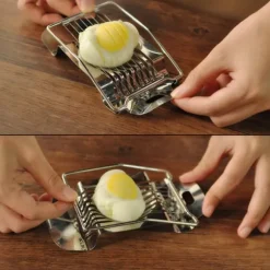 Äggdelare för kokta ägg Rostfritt stål