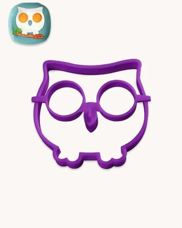 Äggform Uggla Silikonform till Ägg eller Pannkakor