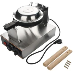 Äggkakstillverkare, Nonstick-kokplatta, Lätt att använda,svart