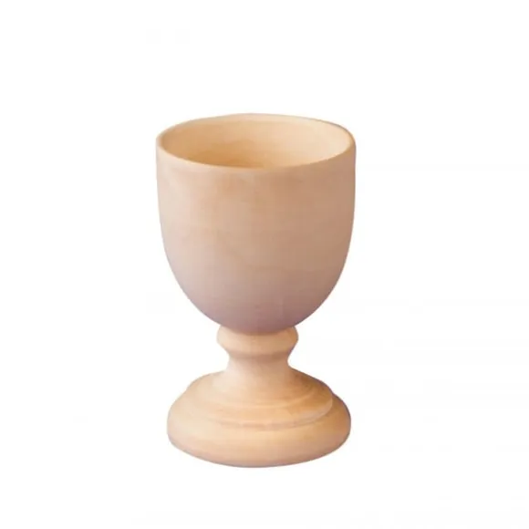 Äggkoppar i Trä 10 st - Måla Själv - Höjd 6,5 cm