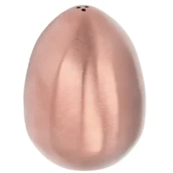 Äggkryddshaker i rostfritt stål Äggformad pepparshaker för utomhusgrill Restaurang Bankettfest Rose Gold