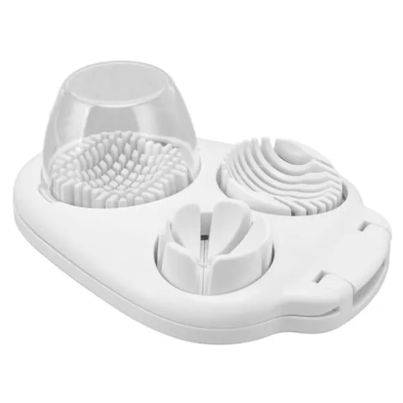 Äggskärare för hårdkokta ägg - 3 skivningslägen för sallad, smörgåsar och dekorationer