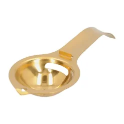 Äggulaseparator i rostfritt stål med långt handtag - köksredskap