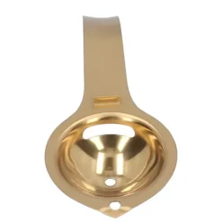 Äggulaseparator i rostfritt stål med långt handtag - köksredskap