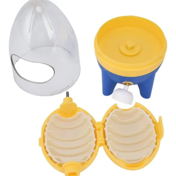 Ägguleblandare Manuell lätt bärbar handdragrep Golden Egg Maker Easy Egg Scrambler Shaker för matlagning